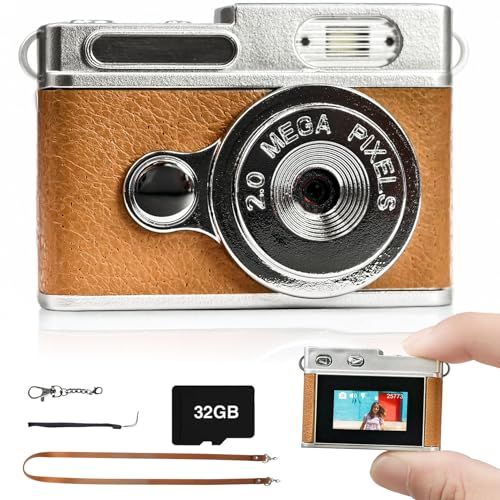 小型デジタルカメラ ミニレトロデジカメ 1080P 0.96インチ画面 携帯