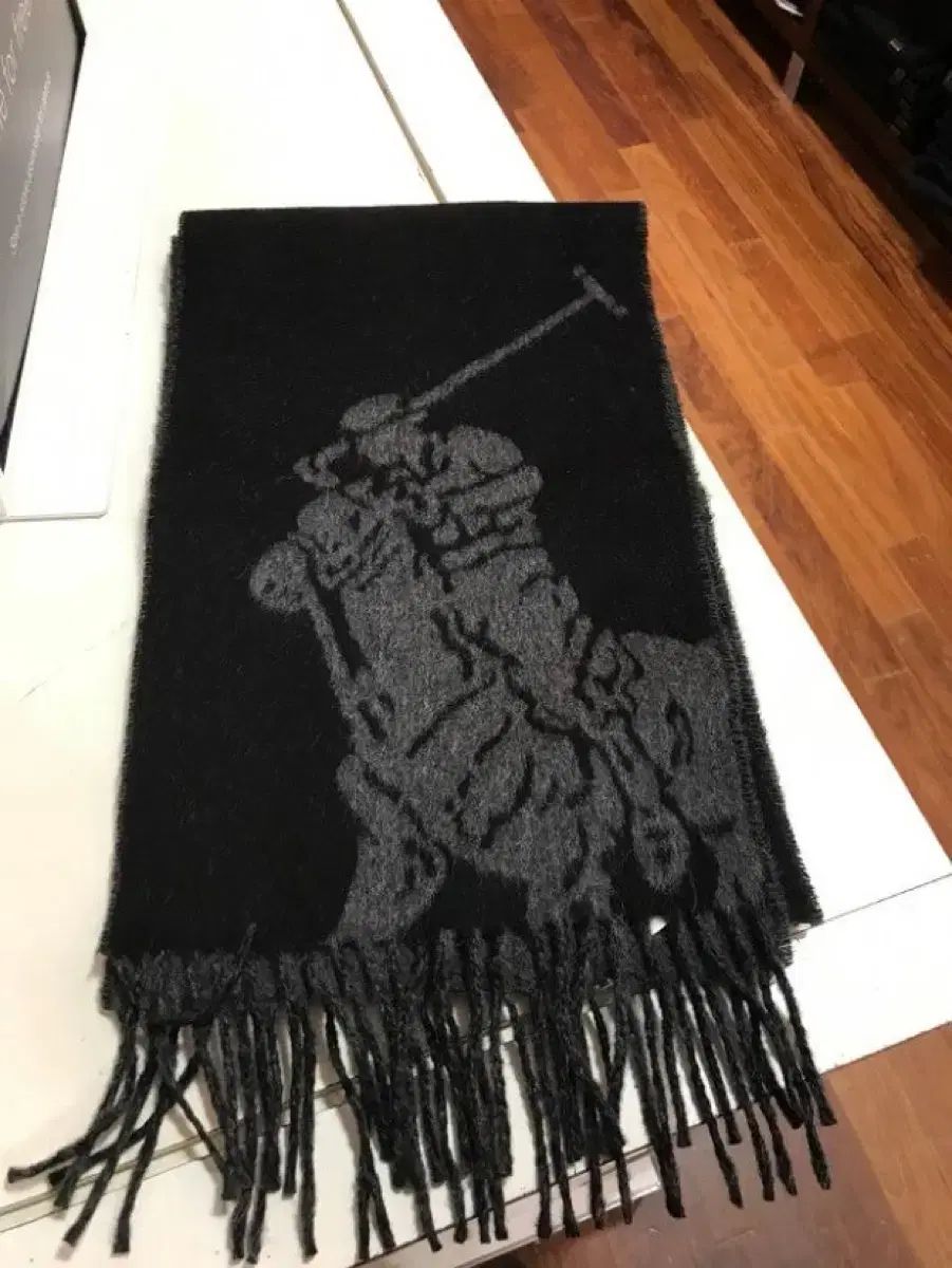 ポロ ラルフローレン ビックポニー ウール マフラー