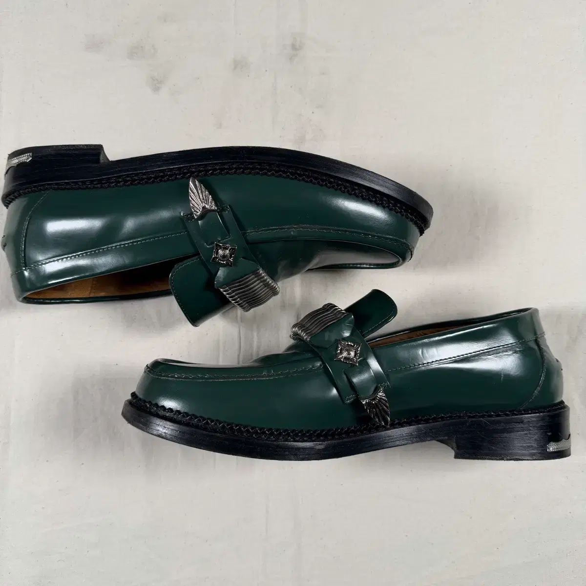 トーガ グリーン ローファー 42 サイズ