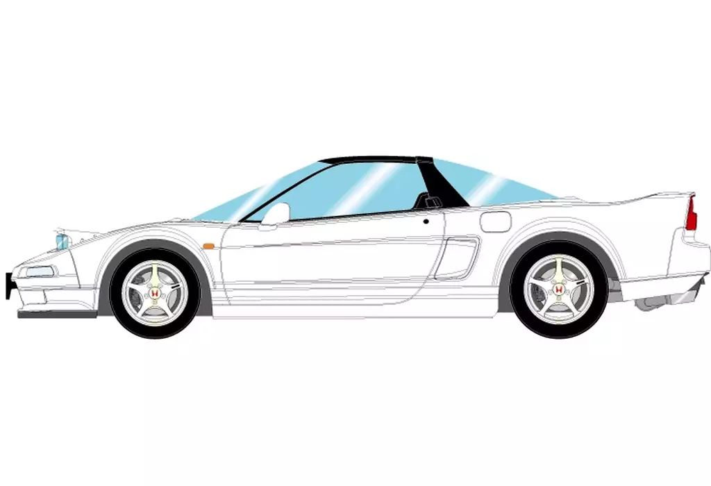 ミニカー 1 43 Honda NSX R NA 1992 Head lamp open グランプリホワイト EM 666 F