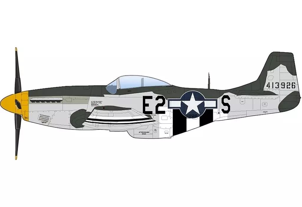 ミニカー 1|48 P-51 D マスタング 第8航空軍 第375戦闘飛行隊 1944” HA 7753