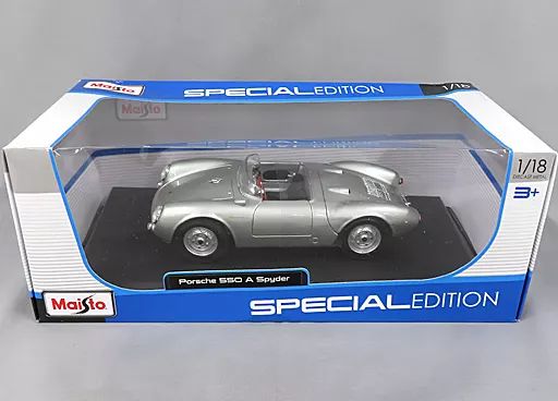1/18 Porsche 550 Spyder No.37 No288 ミニカー1/18箱あり PORSCHE 550 A