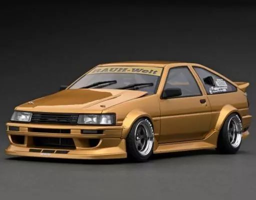 ミニカー 1|18 RWB AE 86 ゴールド IG 2608