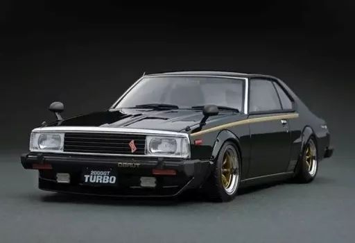 ミニカー 1 18 Nissan Skyline 2000 Turbo GT ES C 211 ブラック IG 3474
