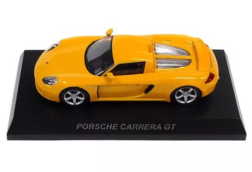中古】ミニカー 1/64 Porsche Carrera GT(イエロー) 「ポルシェ
