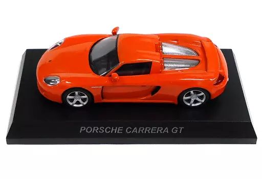 中古】ミニカー 1/64 Porsche Carrera GT(オレンジ) 「ポルシェ