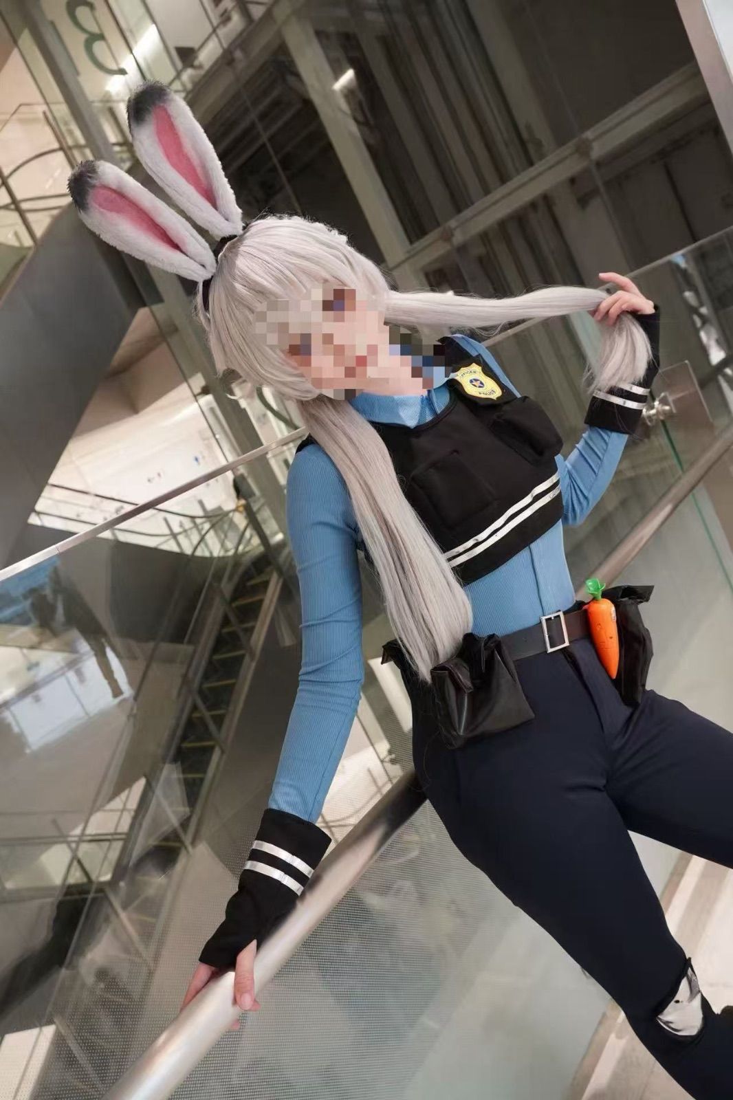 ズートピアジュディコスプレセット ウィッグ付