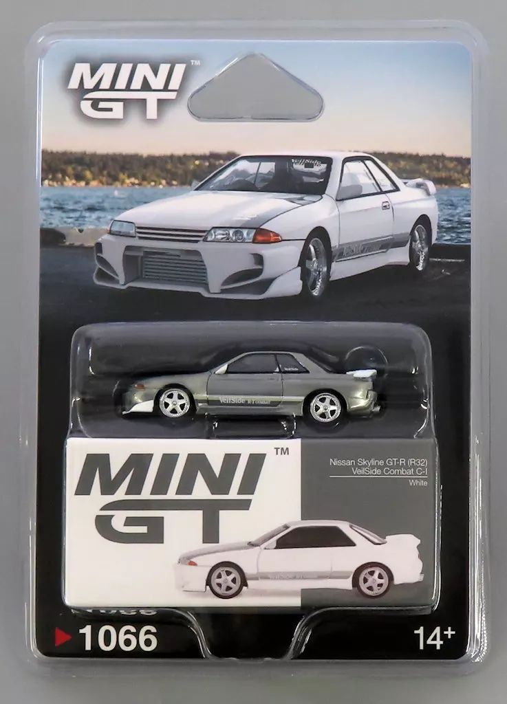 ミニカー 1 64 Nissan スカイライン GT R 32 Veilside コンバット C I 右ハンドル ホワイト CHASE CAR ミニGTシリーズ BLC