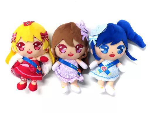 ぬいぐるみ AIKATSU! 10 th ANNIVERSARY chibiぬいぐるみセット アイカツ! アイカツ!デザインマート