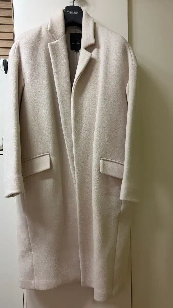 ウール100 ナイスクラップ アイボリー コート