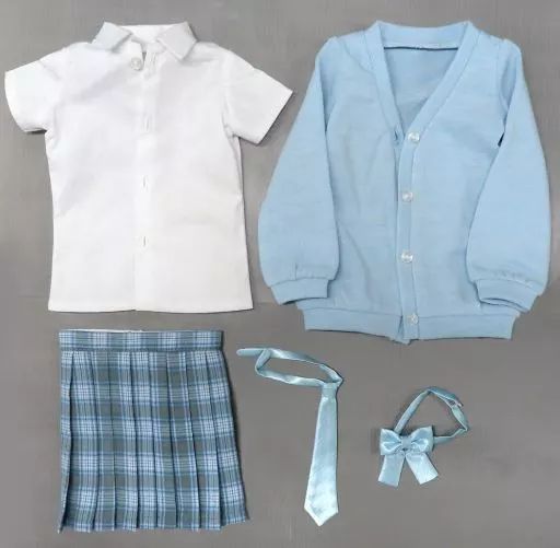 ドールアクセサリー SD用 女子高生セット 水色 ラ ペルソナーレコレクション ブルーレーベル ボークスショップ＆ドルフィーオンラインストア