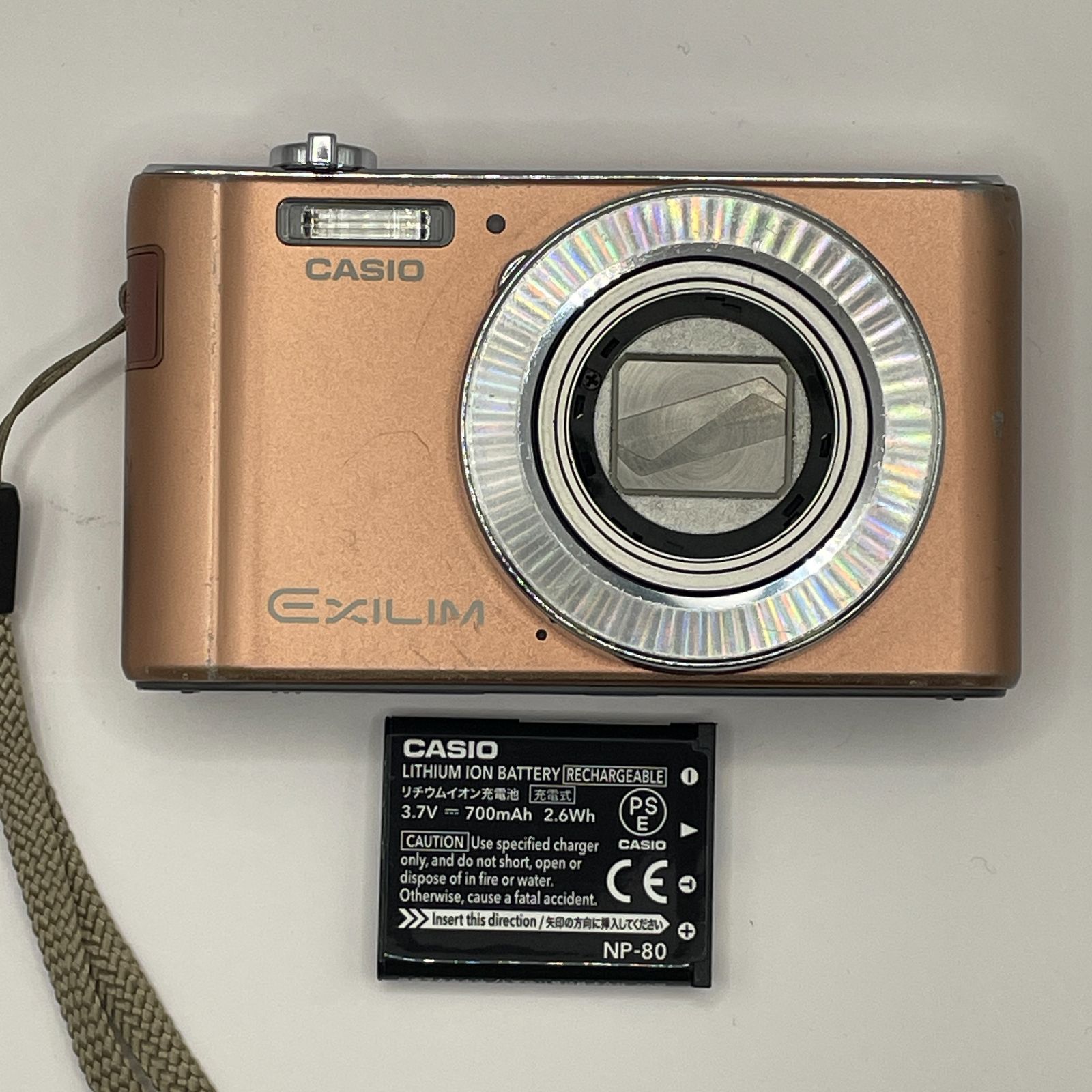 ジャンク CASIO カシオ EXILIM EX-ZS260 ブラウン バッテリー付属