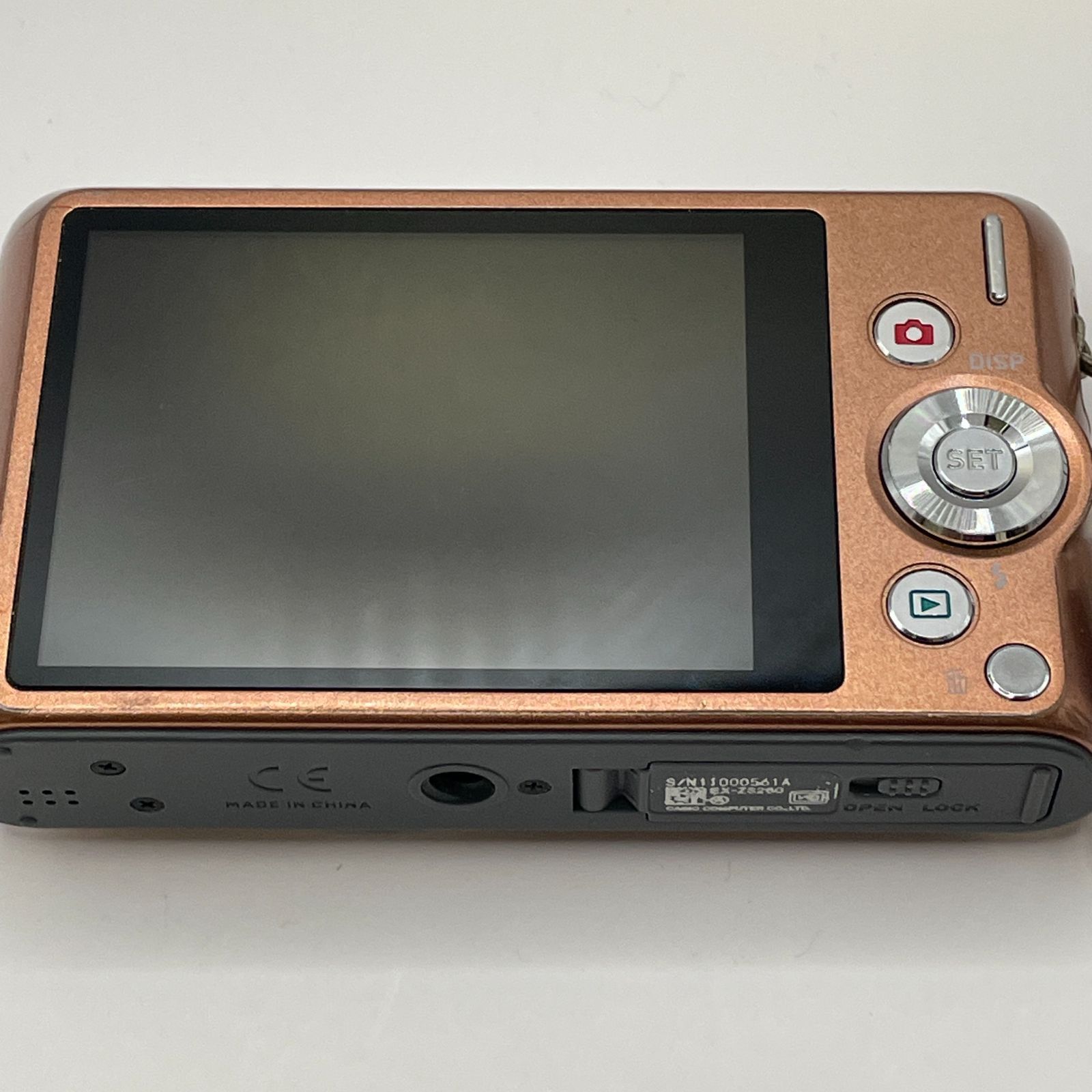 ジャンク CASIO カシオ EXILIM EX-ZS260 ブラウン バッテリー付属