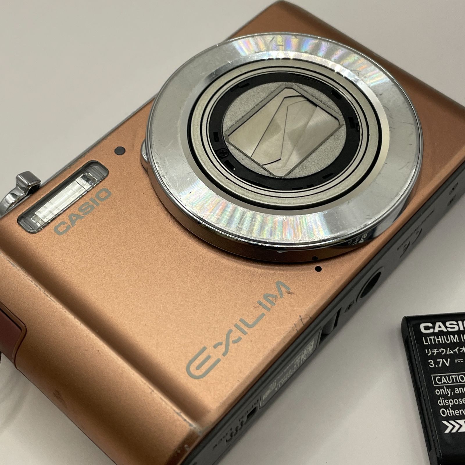 ジャンク CASIO カシオ EXILIM EX-ZS260 ブラウン バッテリー付属