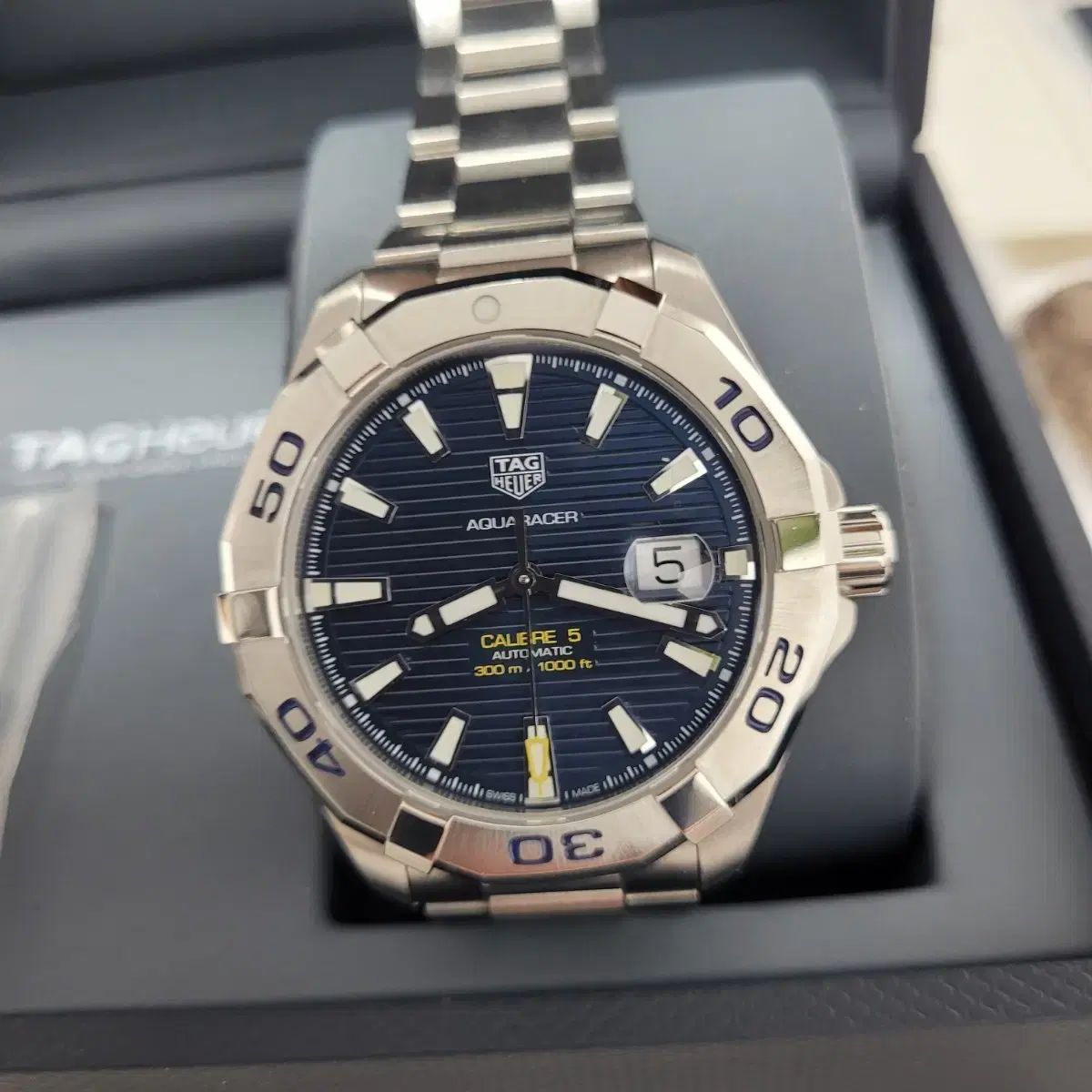 TAG Heuer タグ ホイヤー アクア 레이서 スチール オート 43 mm