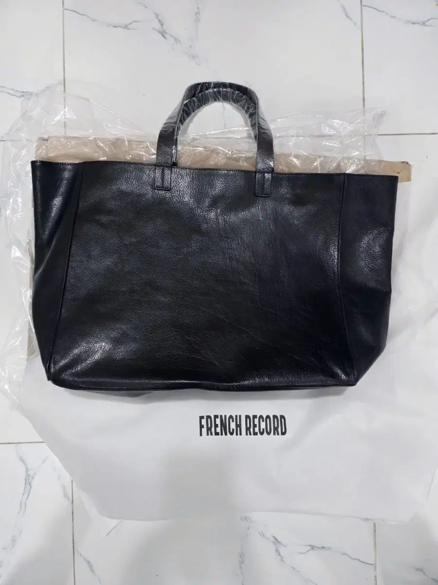 フレンチ レコード ボヤージュバッグ ブラック