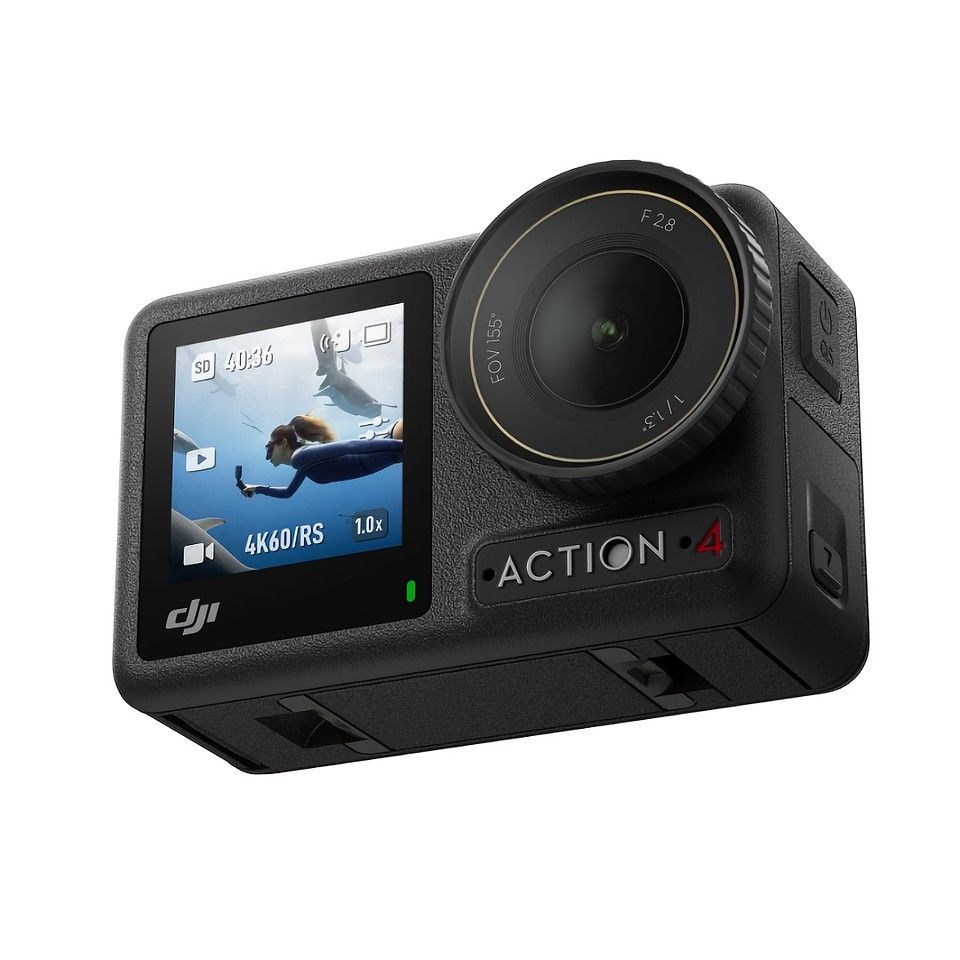  高画質4 K 120 fps DJI Osmo Action 4 コンボ アクションカメラ 1 3インチCMOSセンサー搭載 10 bit D Log M カラー 160分連続撮影 防水 防塵 耐衝撃 アウトドア撮影に最適 アクションカメラアクセサリー アクションカメラ ウェアラブルカメラ