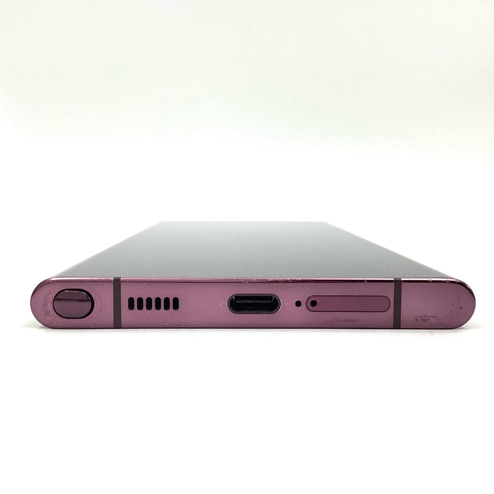 SAMSUNG Galaxy S22 Ultra 256GB バーガンディ docomo SC-52C 動作確認