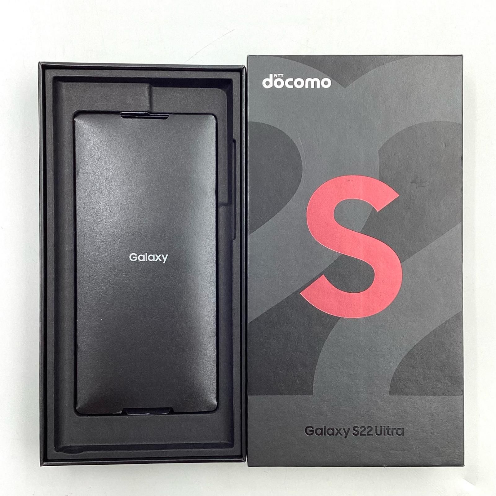 SAMSUNG Galaxy S22 Ultra 256GB バーガンディ docomo SC-52C 動作確認