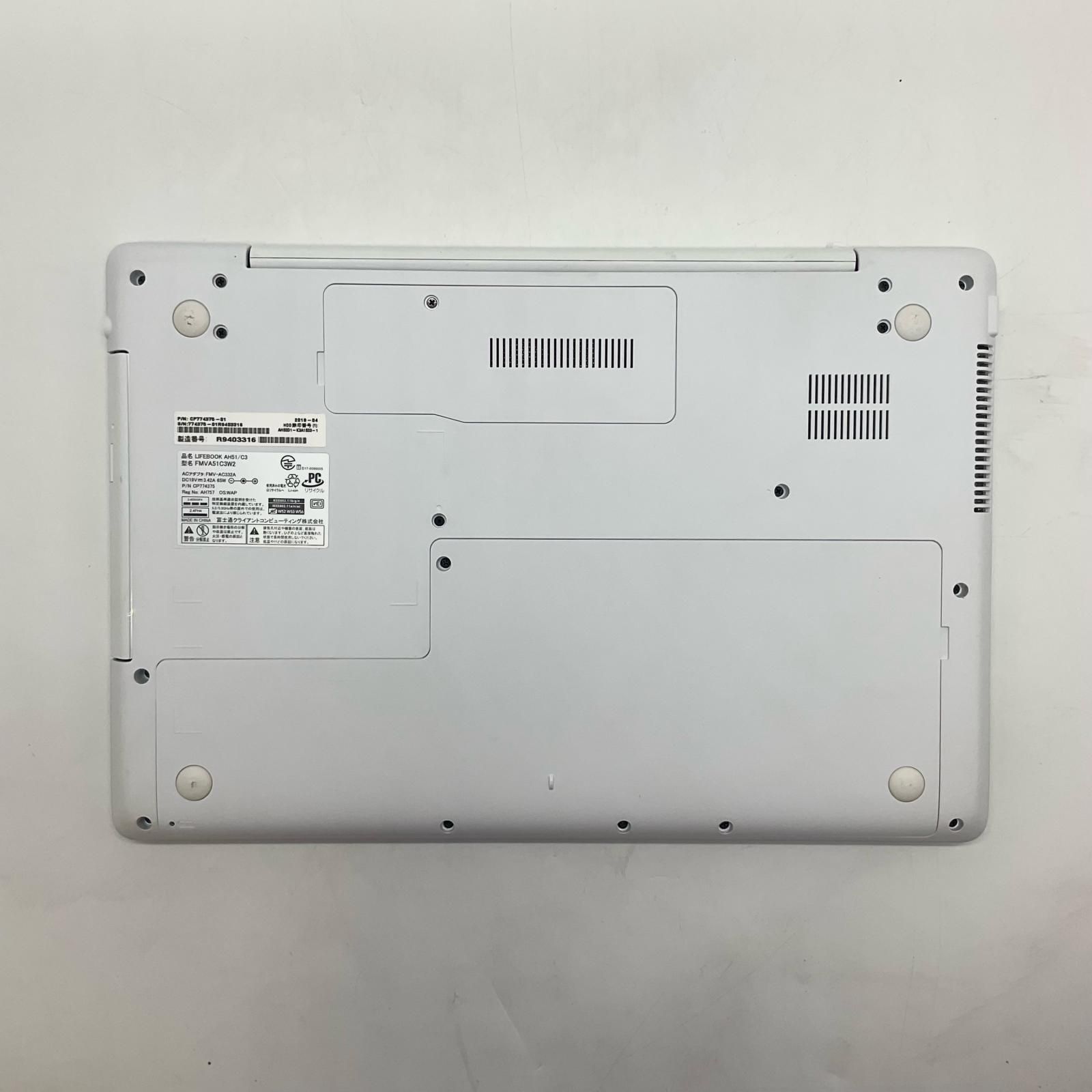 FUJITSU LIFEBOOK AH51/C3 FMVA51C3WZ Intel(R) Core(TM) i7-7700HQ