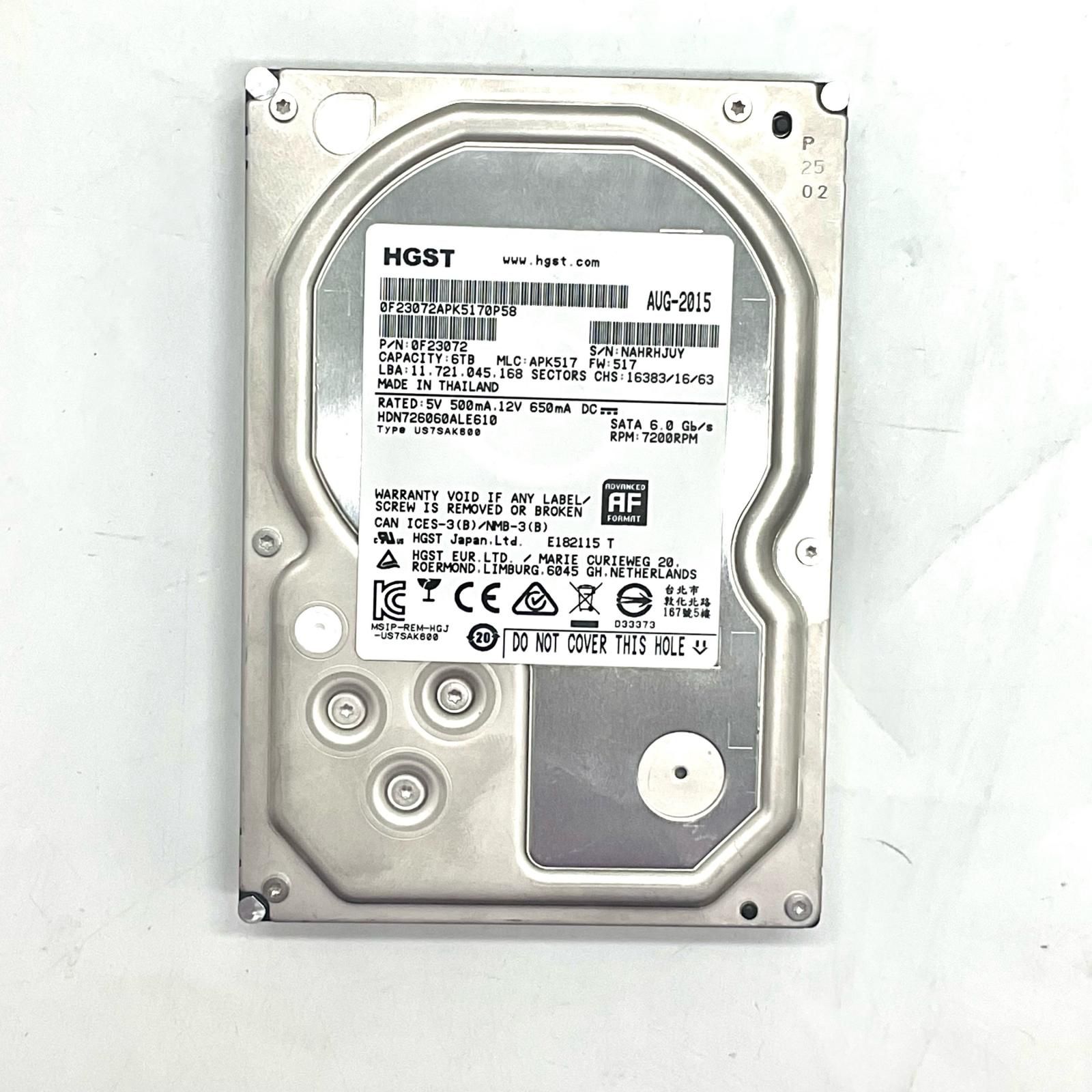 HGST HDD 6 TB