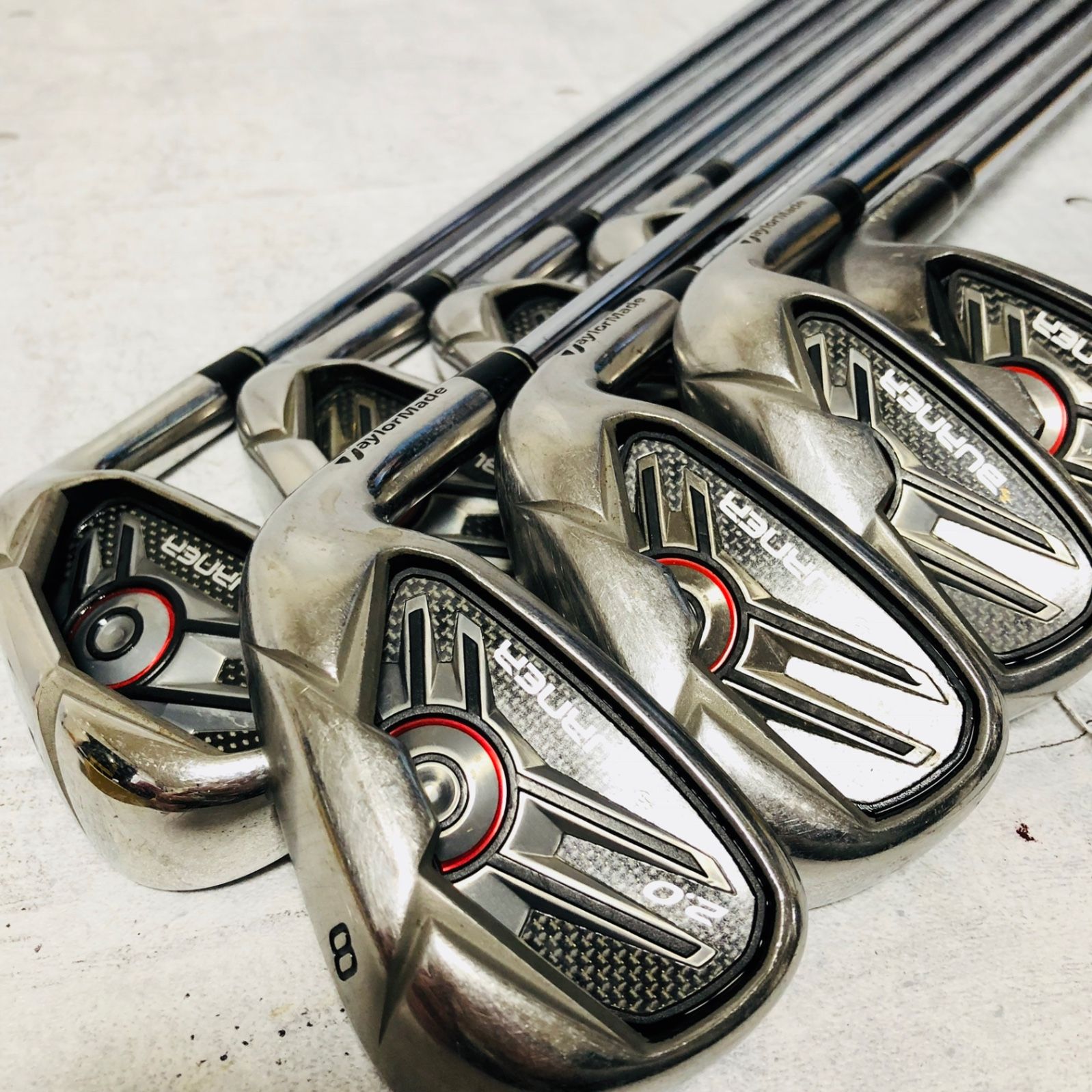 TaylorMade テーラーメイド BURNER 2 0 バーナー アイアン 8本 メンズ ゴルフ クラブ セット 初心者 入門 右利き