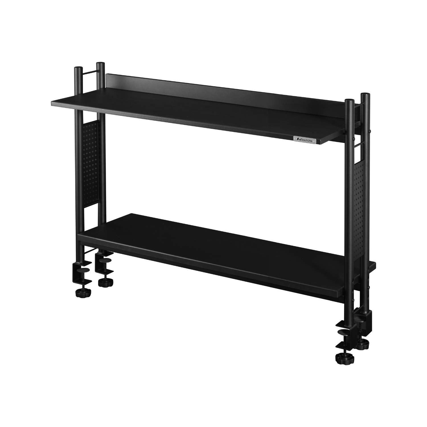 在庫 モニター台 ディスプレイ デスクラック2 スタンド 机上台 ブラック バウヒュッテ 100 cm幅 Bauhutte BHS 1000 HN BK