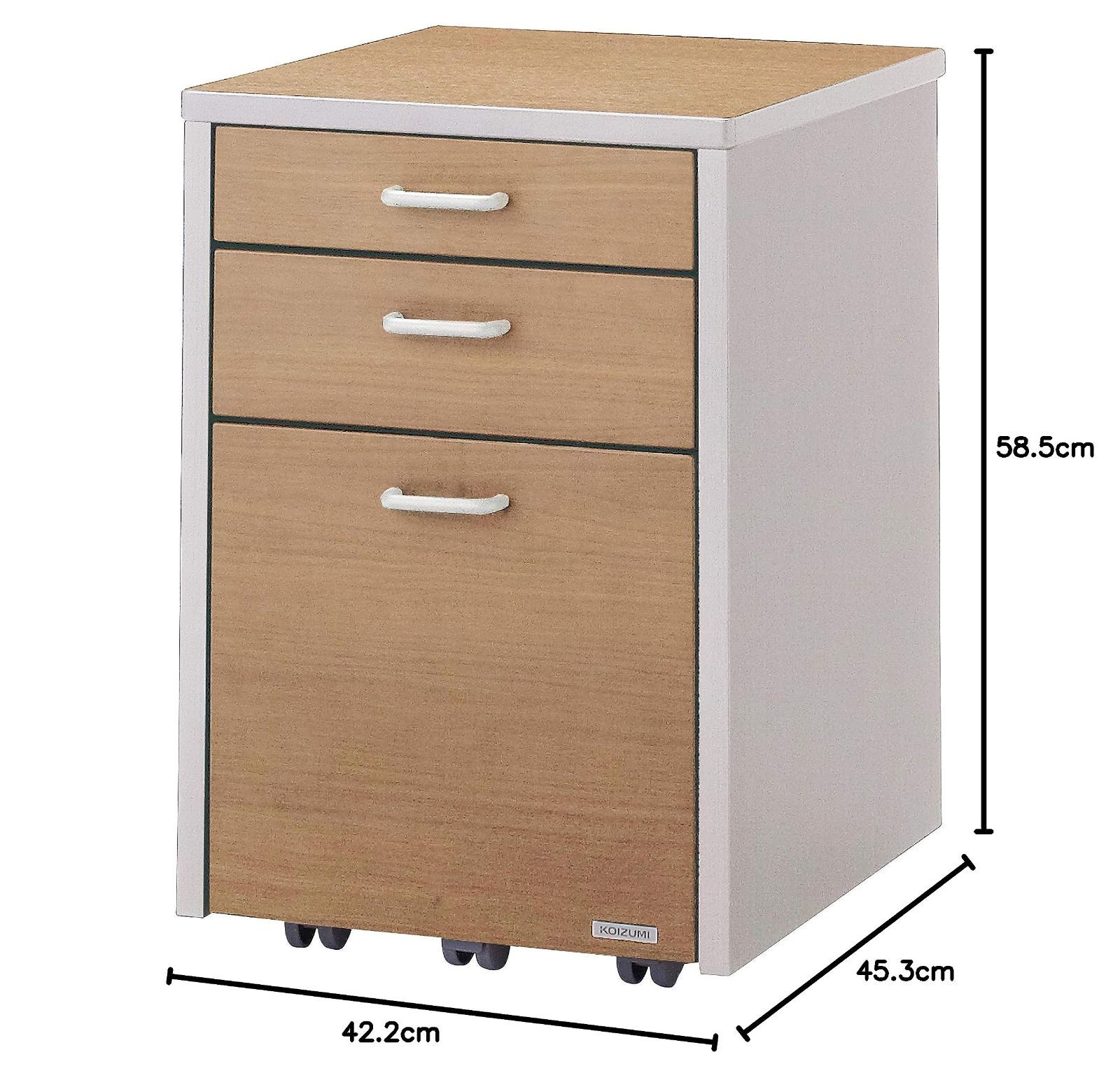 【送料込/新品未使用】ワゴン　ナチュラル　オシャレ 数量限定】ナチュラルオーク サイズ:W422×D453×H585mm 収納