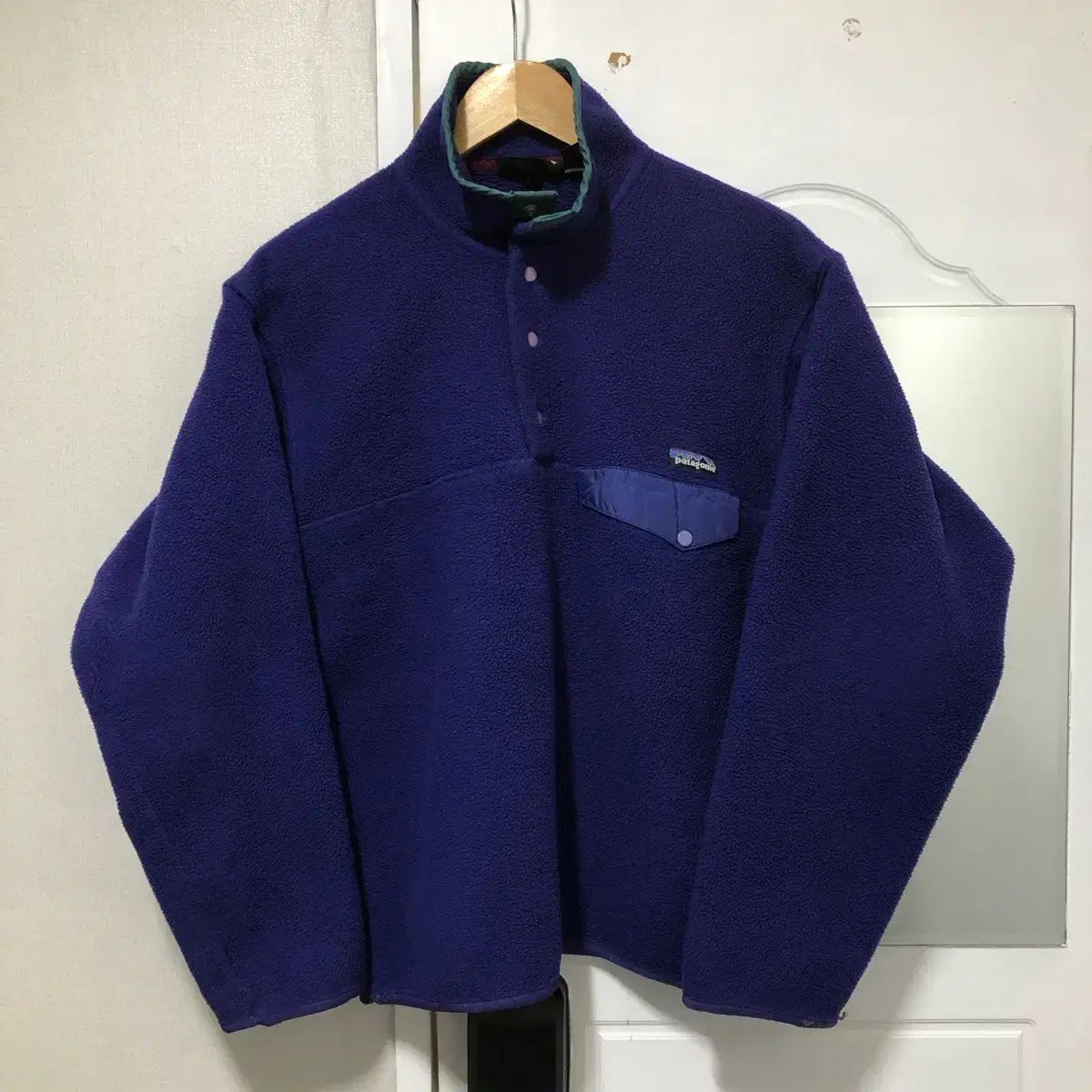 90 s パタゴニア シンチラ フリース パープル グリーン