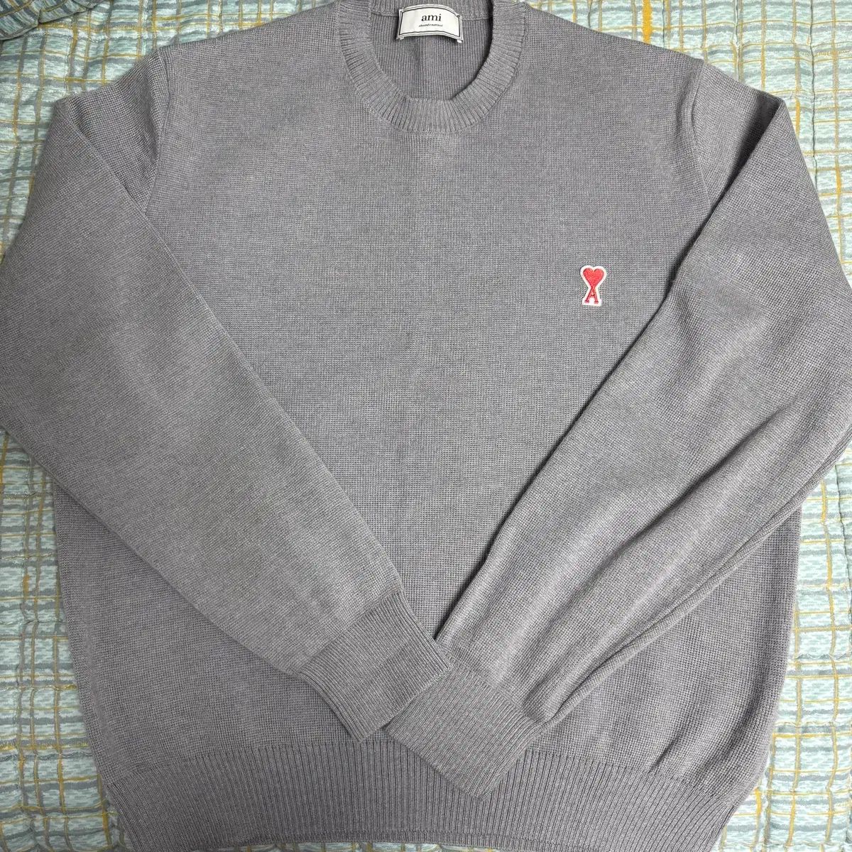 アミ スモールハート ロゴ ニット XL