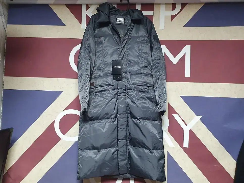 アドバイザリー ダウンジャケット ロング丈 グース ダウン アウター M 95 L 100