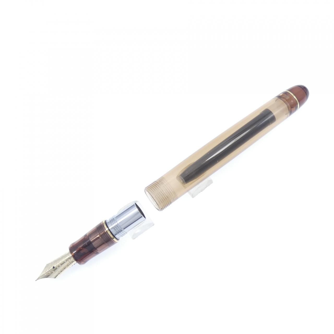 パイロット カスタム74クリアブラウン