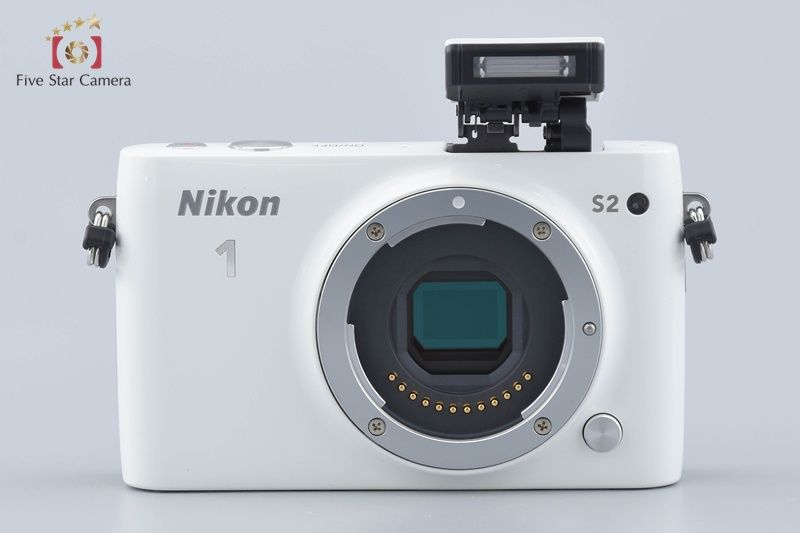 Nikon ニコン 1 S 2 ホワイト ミラーレス一眼カメラ ミラーレスカメラ