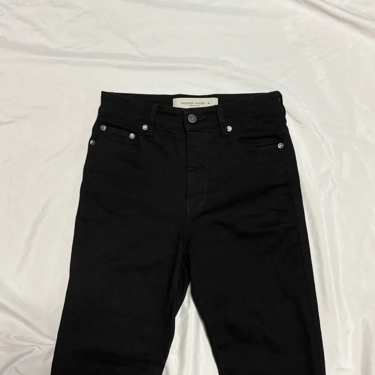 28 21 FW GOLDEN GOOSE ゴールデングース ブラック デニム パンツ