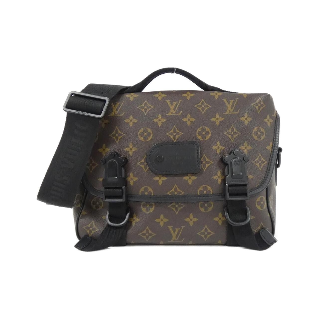 ルイヴィトン モノグラム マカサー LV トレイル メッセンジャー M 46972 ショルダーバッグ