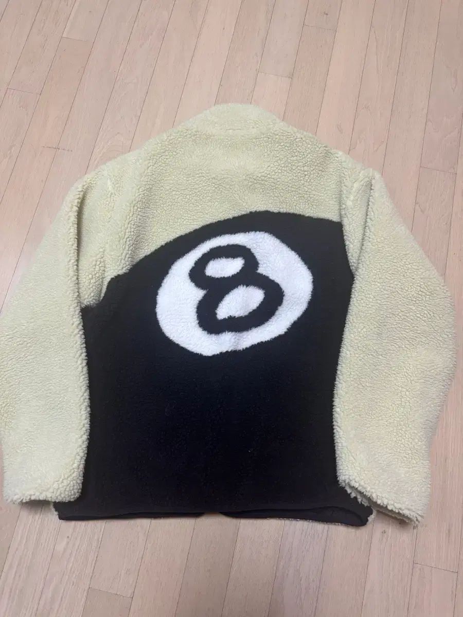 STUSSY 8ボール シェルパ フリース L