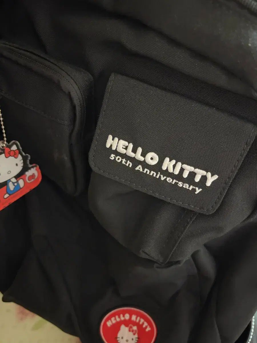 ハローキティ 50周年 ブラック バックパック