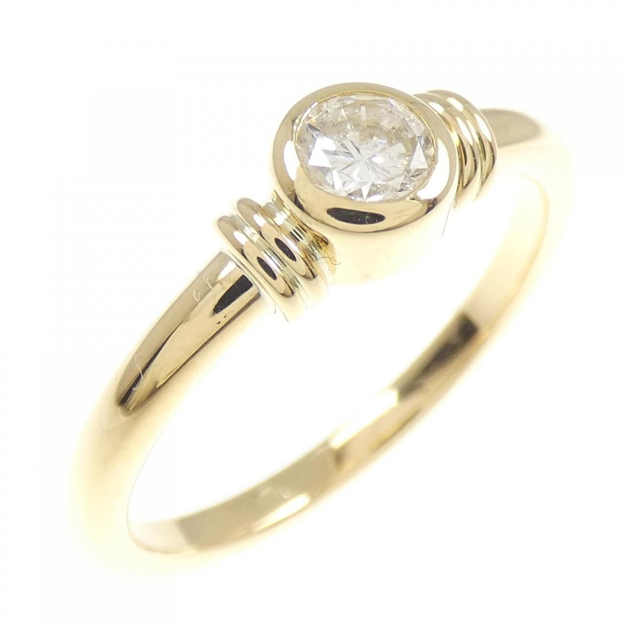 K 18 YG ダイヤモンド リング 0 32 CT