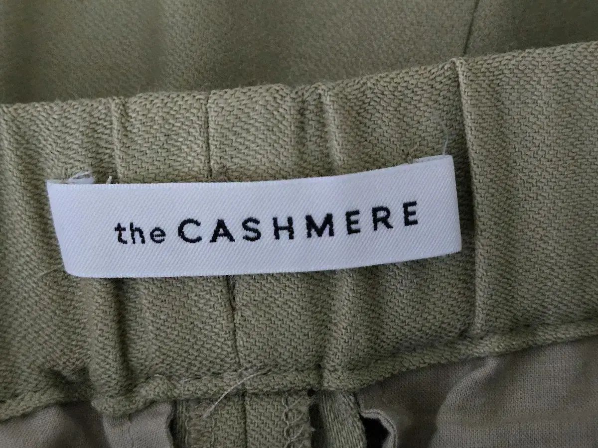  the CASHMERE ワイド パンツ ウエストゴム ズボン スラックス パンツ