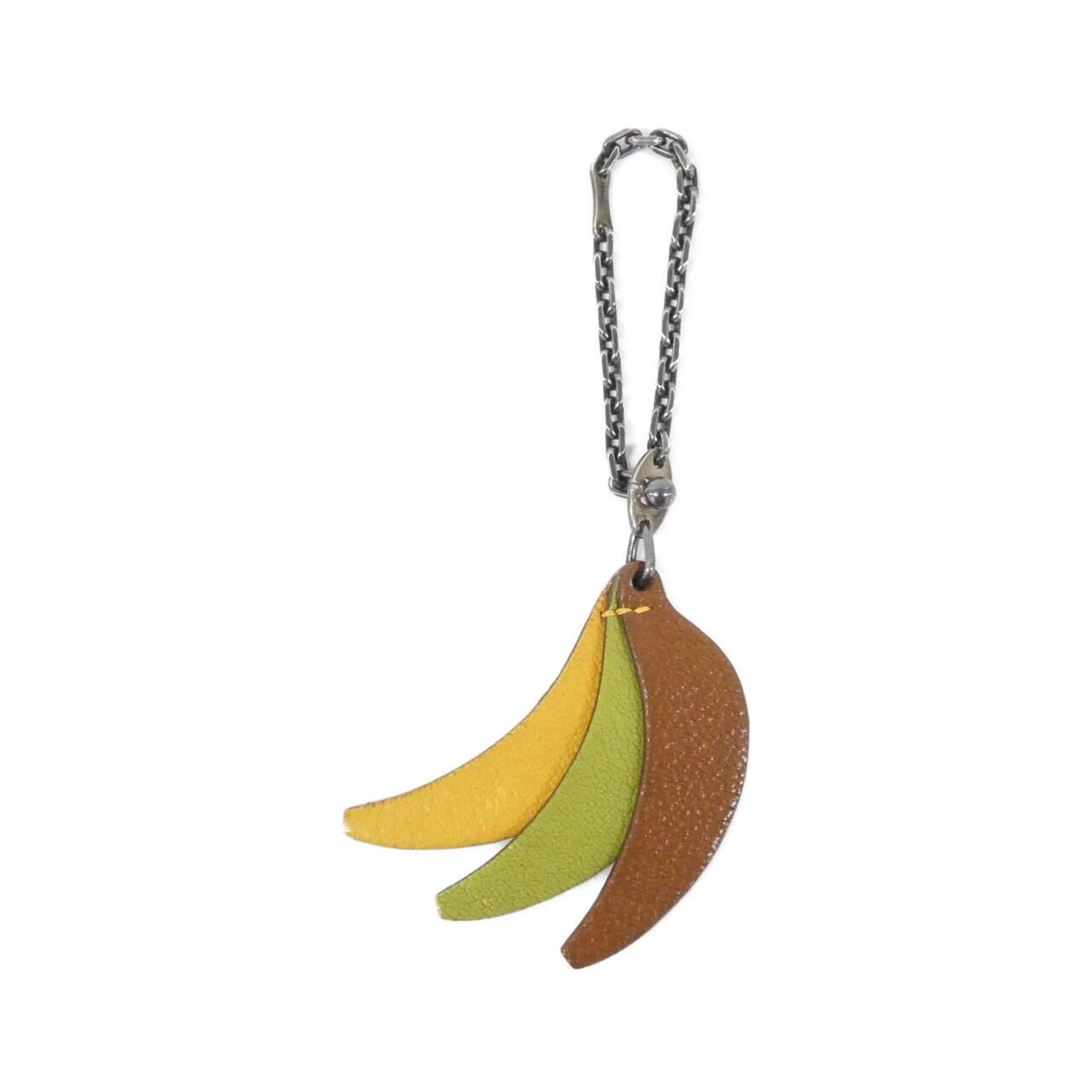 エルメス BANANA フルーツ ポルト クレ 010545 G キーホルダー