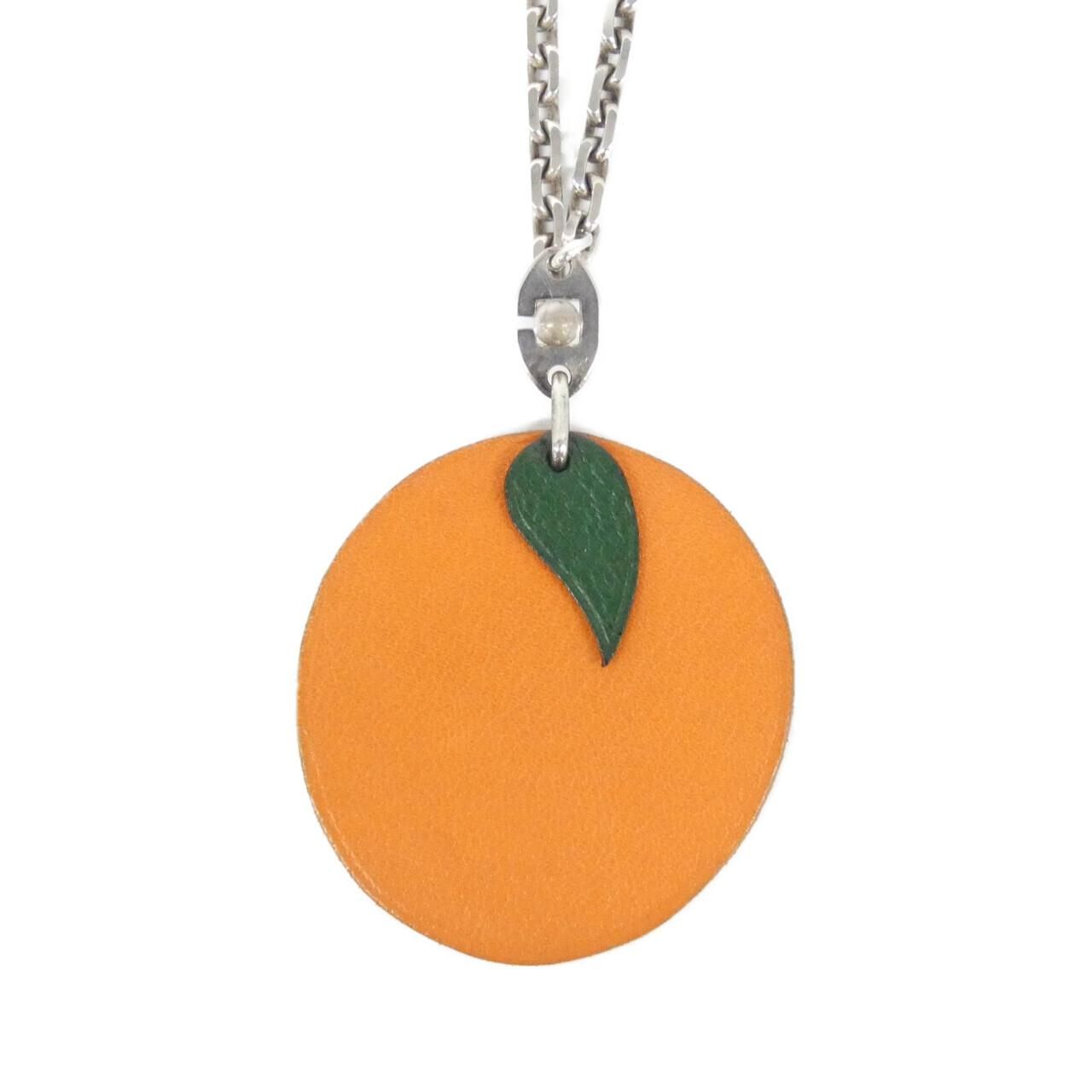 エルメス ORANGE フルーツ ポルト クレ キーホルダー