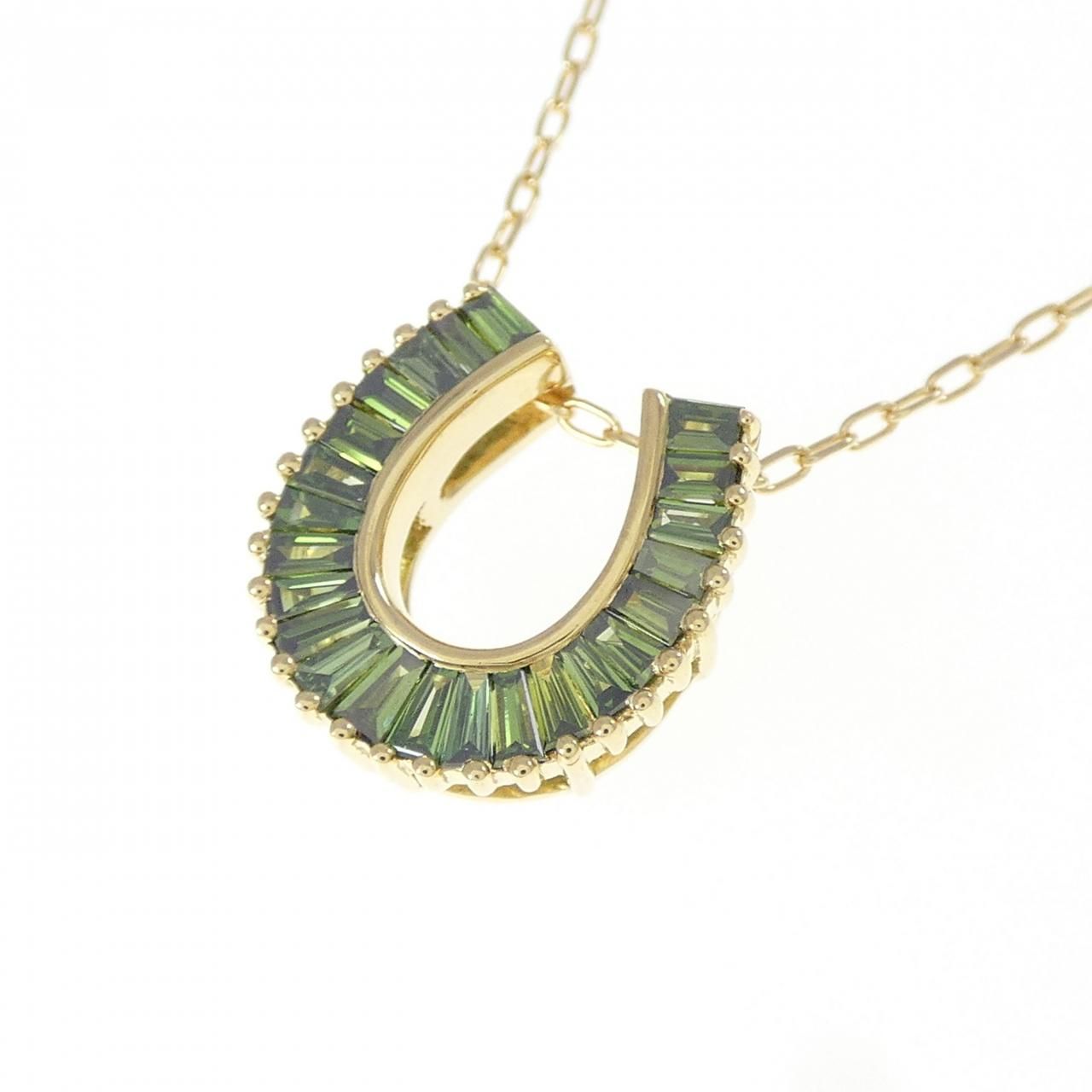 K18YG ホースシュー ダイヤモンド ネックレス K18YG ホースシュー ダイヤモンド ネックレス | ete bijoux