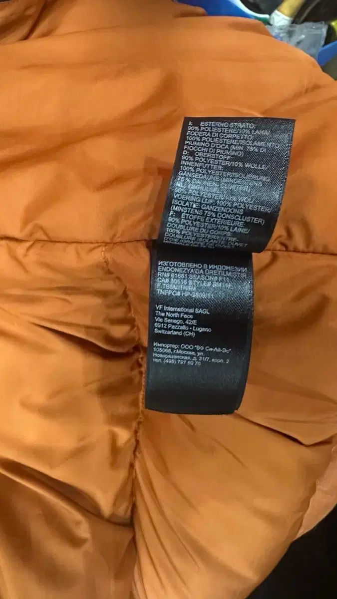 THE NORTH FACE ザノースフェイス 一般 ヌプシダウンベスト オレンジ