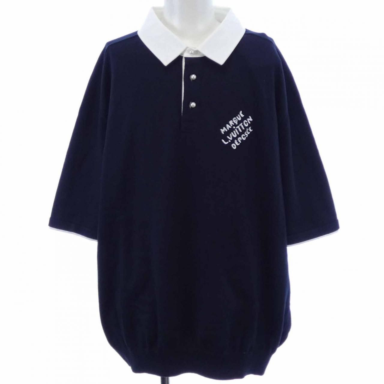 ルイヴィトン LOUIS VUITTON エンブロイダードショートスリーブコットンプレンドポロシャツ ポロシャツ