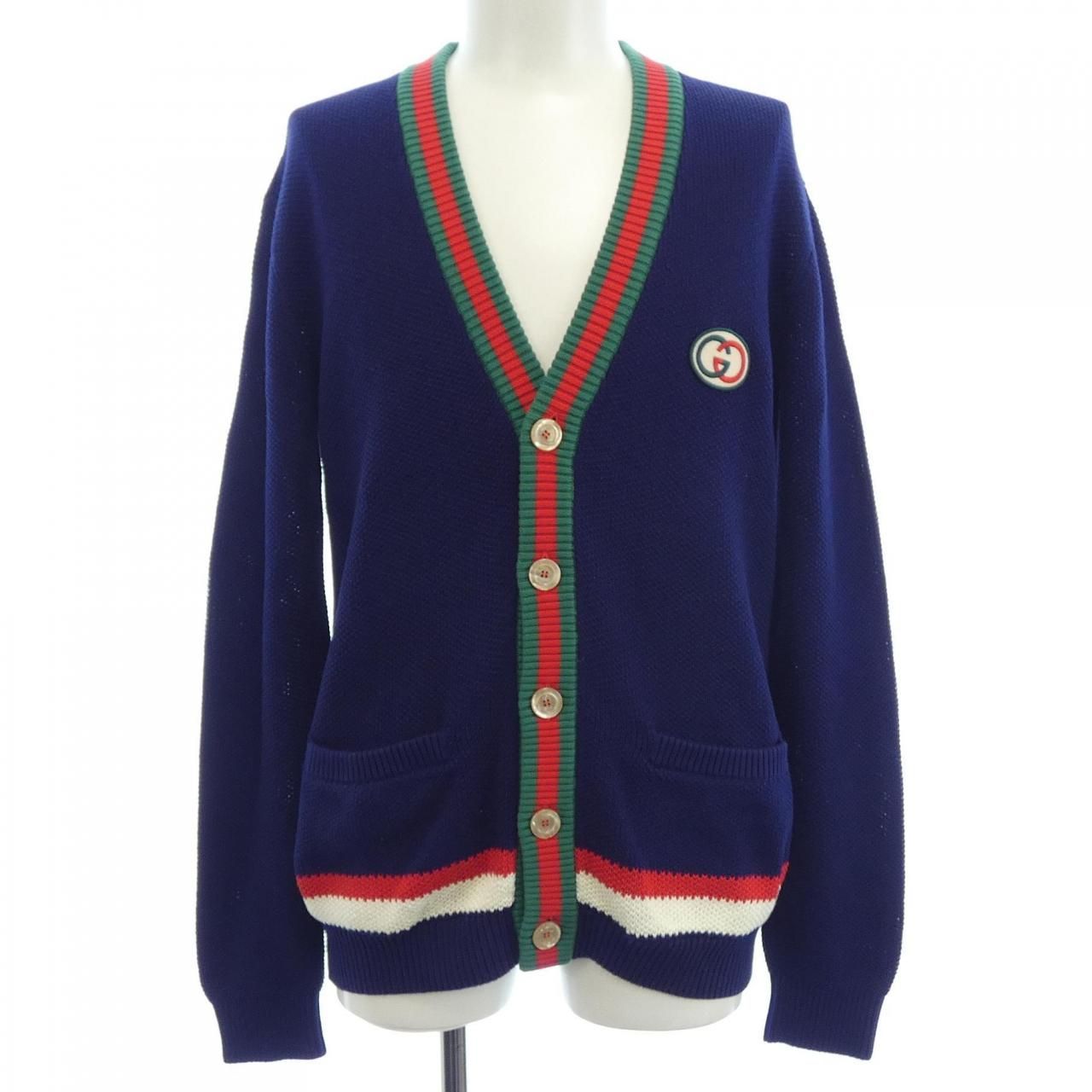 グッチ GUCCI インターロッキングG 75225 XKC 90 カーディガン