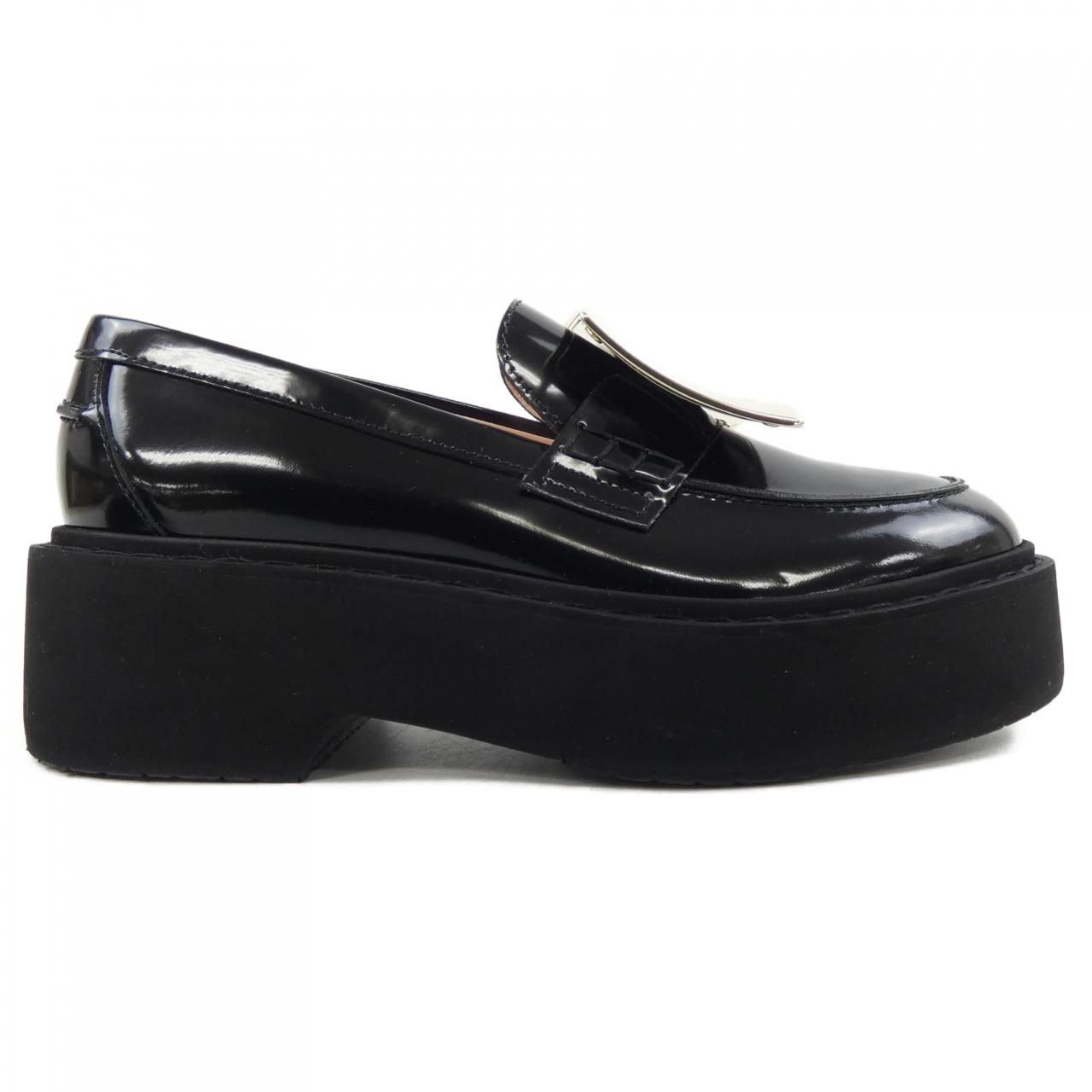 ロジェヴィヴィエ ROGER VIVIER ヴィヴ レンジャー メタルバックル シューズ