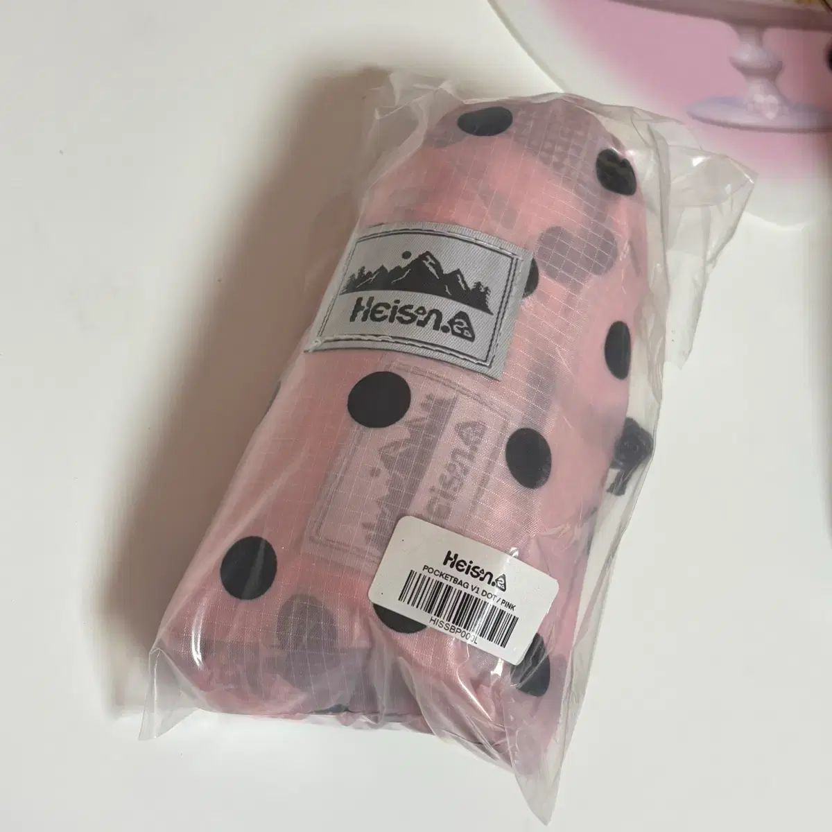 ハイサン ドット バックパック ピンク