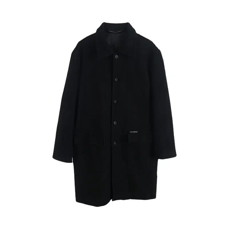 ボーイロンドン MEN XL ウールブレンド ロゴ ロング コート