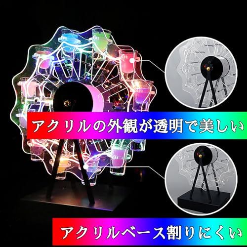 テキーラ観覧車 付き led 色付きのライト オシャレ アクリル おしゃれ ショットグラス ラック 含まれていない m