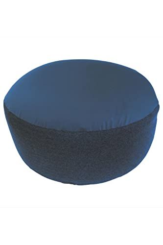 Out Style 日本製へたりにくい ビーズクッション キャスト ネイビー ラウンド68 R m